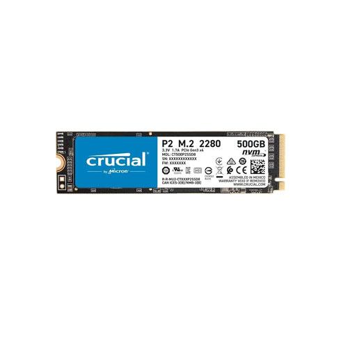 Crucial CT500P2SSD8 P3 500GB 3D NAND NVMe PCIe M.2 SSD price in hyderabad, telangana, nellore, vizag, bangalore