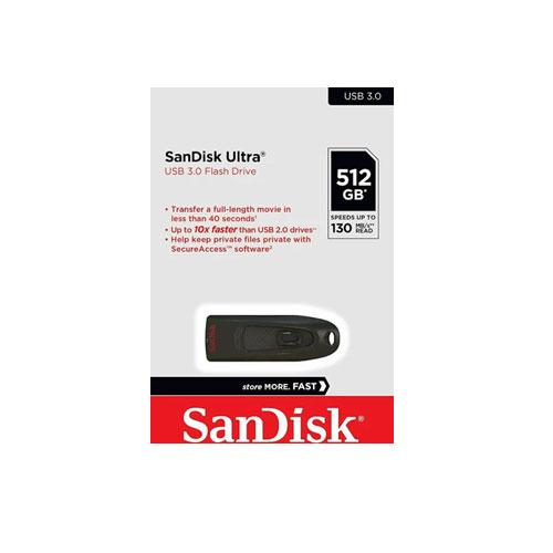 Sandisk 512GB 130mbs USB 3.0 Flash Pen Drive price in hyderabad, telangana, nellore, vizag, bangalore