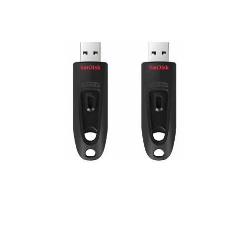 SanDisk 64GB 2 Pack Ultra USB 3.0 Flash Pen Drive price in hyderabad, telangana, nellore, vizag, bangalore